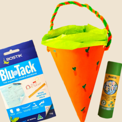 Bostik DIY New Zealand tutorial Easter Egg Basket banner