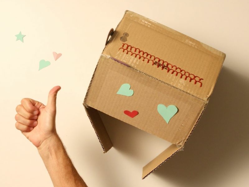 DIY Bostik Ireland Ideas and Inspiration DIY Cardboard Dollhouse Banner