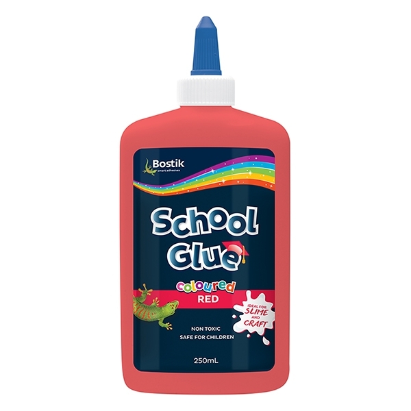 Bostik DIY Singapore Stationery School Glue Coloured Red product image